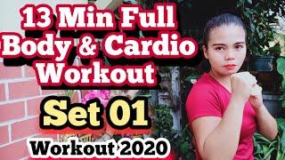 13 Min Full Body & Cardio Workout Set 1 | Zumba Dance 2020 | Cardio Workout | Chikie