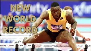 Grant Holloway set 60 hurdles WORLD RECORD!