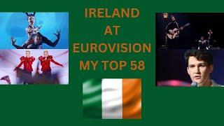 Ireland At Eurovision - My Top 58