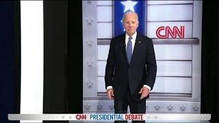 First 2024 Biden-Trump Debate: Candidates enter, take stage for CNN presidential debate in Atlanta