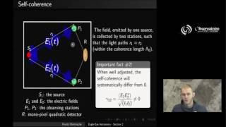 Self-coherence and spatial incoherence of astronomical sources