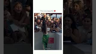 "A Heartfelt Moment: Showing Love for Fans at Venice Film Festival ️"#fashion #redcarpet #love