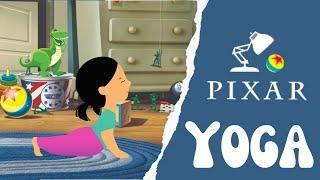 Disney Pixar Yoga | Calming yoga for Kids | PE Cool Down | Brain Break