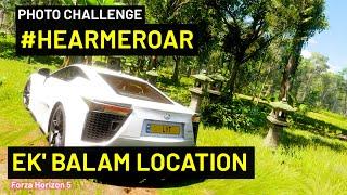 Forza Horizon 5 Photo Challenge #HEARMEROAR - Stone lanterns in Ek' Balam Location