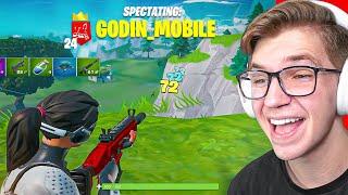 I Spectated OG Fortnite Mobile Players... (bad idea)