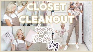 CLOSET CLEANOUT! GETTING THINGS ORGANIZED DITL VLOG | Olivia Zapo
