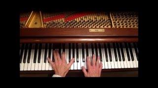 How To  Play Pop Piano. "Linus & Lucy " Hand Independance & Coordination, Piano Tutorial