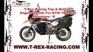 T-Rex Racing Top And Bottom Engine Guards For KTM 790 / 890 Adventure / R