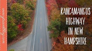 Driving the Kancamagus Highway in New Hampshire in the Fall