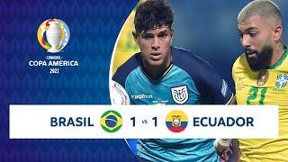 HIGHLIGHTS BRASIL 1 - 1 ECUADOR | COPA AMÉRICA 2021 | 27-06-21