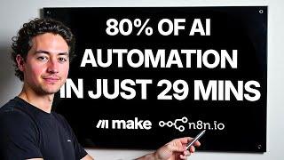 80% of AI Automation Basics in Just 29 Minutes