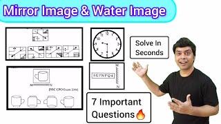 Mirror Image & Water Image Trick | Logical & Reasoning Questions | imran sir maths