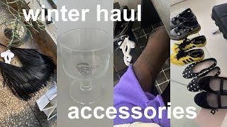 겨울 쇼핑 하울 Accessories 편  // 그동안 문의 많았던 아이템 브랜드 정보 공유. 겨울 룩 스타일링에 활용하기 좋은 액세서리 모음zip. ️️