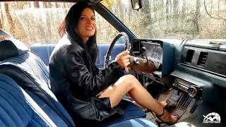 April Lee Giving that Old Chevy the Heavy Revving in Stilettos for You | #1395