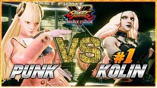 SFV AE  PUNK vs NEON (#1 Online KOLIN) | FT3 Set  SF5 TenSFV