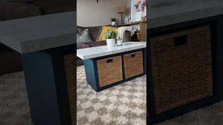 IKEA KALLAX coffee table hack