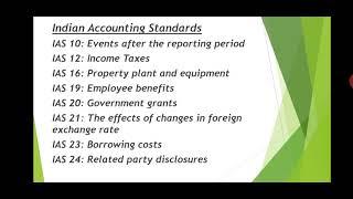 II MCom IFRS - Important basics of Ind AS