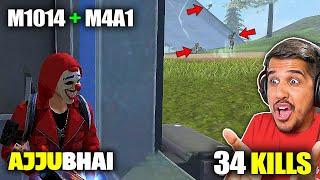 AJJUBHAI WITH M1014 + M4A1 OP SQUAD PLAY WITH @DesiGamers_ - FREE FIRE HIGHLIGHTS