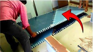 Wardrobe Door के 2 माइका का ज्वाइंट चिपकाए बिना heatex से  | How to past perfect mica joint