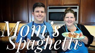 Easy Homemade Spaghetti and Meat Sauce ~ Mom's Spaghetti Recipe