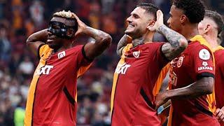 Goal by Mauro Icardi for Galatasaray vs Kasımpaşa and celebration with Victor Osimhen