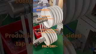 Production of Double sided tapes with finger-lift.