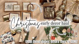 CHRISTMAS DECOR HAUL 2024 | hobby lobby, target, amazon, tj maxx