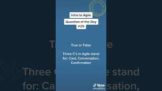 Agile Three C's #agileprojectmanagement
