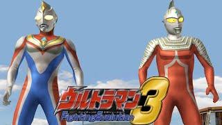 [PS2] Ultraman Fighting Evolution 3 - Tag Mode - Ultraman Dyna and Ultraseven (1080p 60FPS)