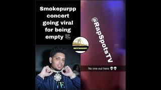 Smokepurpp Concert Going Viral For Being Empty 