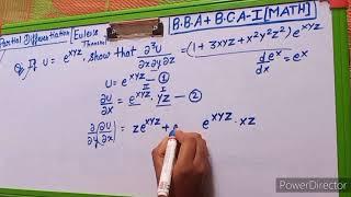 B.C.A+B.B.A_1year_math partial differentiation