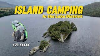 Island Camping in the Lake District! Solo Adventure... i got SOAKED