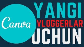 Yangi vloggerlar uchun Canva dasturi Photoshopni o'rniga | ISOMEDIA