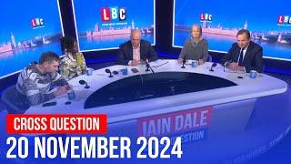 Cross Question with Iain Dale 20/11 | Watch again