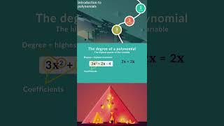 4.15 Algebra: What is the degree of a polynomial? #math #algebra