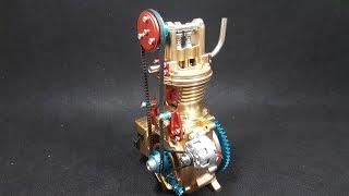 Assembling - Teching Single Cylinder Engine Model Full Aluminium