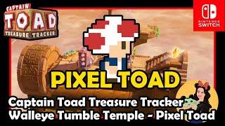 WALLEYE TUMBLE TEMPLE PIXEL TOAD (Episode 1 Level 2 (1-2)) - Captain Toad Treasure Tracker