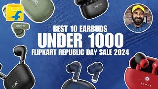 Top 10 Best TWS Earbuds Under 1000 on Flipkart Republic Days Sale 2024 | Malayalam | Deepak J Bhasi