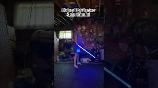 Obi ani lightsaber spin tutorial #martialarts #anakinskywalker #ahsoka #starwars