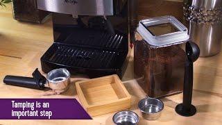 Mr. Coffee® Pump Espresso Maker - ECMP50-RB -  How to Tamp