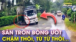 [ATGT] Thót tim với tình huống chạy ẩu của tài xế xe tải