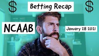 NCAAB Betting Recap For January 28 2021