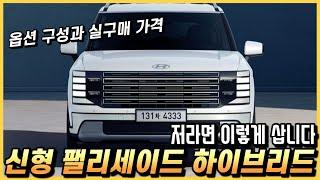 팰리세이드 하이브리드, 저라면 이렇게 삽니다. (이번엔 최대한 가성비 조합으로)