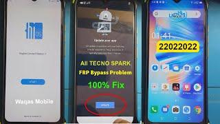 How to Bypass FRP TECNO SPARK Without Pc 2022 / TECNO SPARK 6 Go Google Account Bypass Waqas Mobile