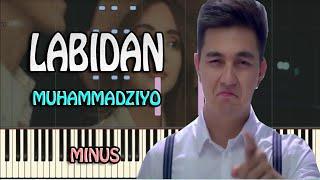 Muhammadziyo-Labidan | PIANO VERSION | KARAOKE | LYRCS | MINUS #muhammadziyo #music #trend