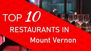 Top 10 best Restaurants in Mount Vernon, Texas