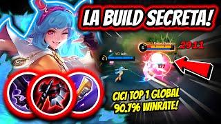 THIS BUILD MAKES CICI UNSTOPPABLE! CICI TOP 1 GLOBAL 90.7% WINRATE! | MOBILE LEGENDS