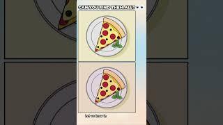 Pizza Slice Challenge! Can You Spot 3 Differences? 
