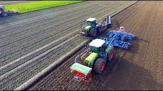 Ploughing, Drilling & Sugar Beet | Claas Xerion + Lemken 9 furrow & Karat 9 | Beet Eater | NIVU2004