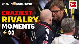 The CRAZIEST MOMENTS Between FC BAYERN and DORTMUND 
